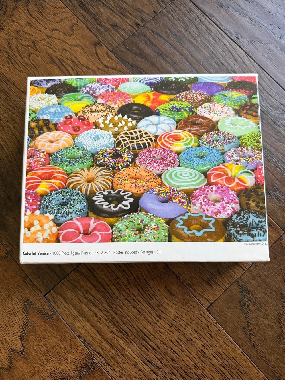 Colorful Donuts 1000-Piece Jigsaw Puzzle - Bright Multi-Color